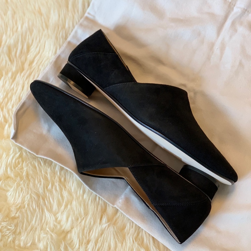 SOLD**THE ROW black suede loafer